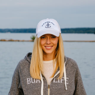 Pirated Software White Adjustable Hat