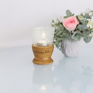 Happy Home 4" Tall Tealight Holder