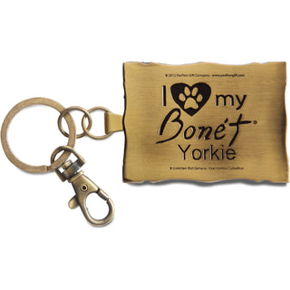 Yorkshire Terrier Bonet - 2" x 2.75" Keychain