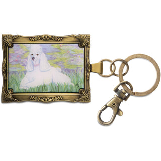 Poodle Bonet - 2" x 2.75" Keychain