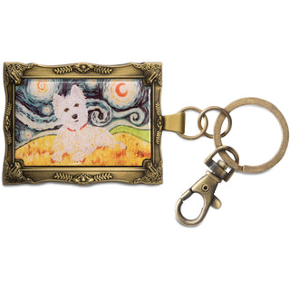West Highland Terrier Van - 2" x 2.75" Keychain