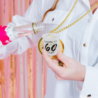 60 Shot Glass Party Beads