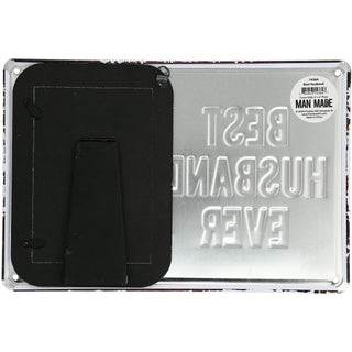 Best Husband 11.75" x 8" Tin Frame (Holds 4" x 6" Photo)