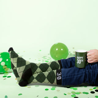 Happy 30th 18 oz Mug and Sock Set