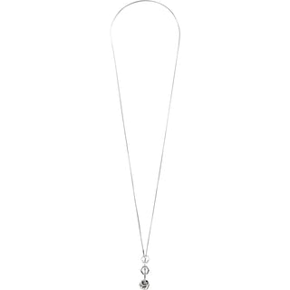 Crystal Gold Hexagon - 18.5" Austrian Crystal Sweater Necklace