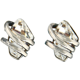 Crystal Golden Shadow Galactic Gold Plated Austrian Element Stud Earrings