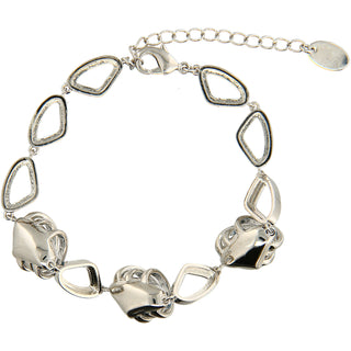 Crystal Golden Shadow Galactic Gold Plated Austrian Element Bracelet