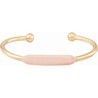 Gold Mint Enamel Bangle Bracelet