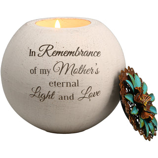 Mother's Love 4" Round Tealight Candle Holder