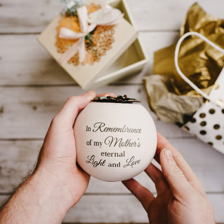 Mother's Love 4" Round Tealight Candle Holder