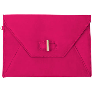Valerie Chocolate 10.5" x 0.5" x 7.5" Oversized Clutch