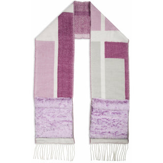 Winter White 71" Brushed Acrylic Faux Fur Pocket Scarf