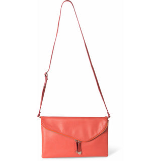White 12.5" x 1" x8" Fold Over Clutch