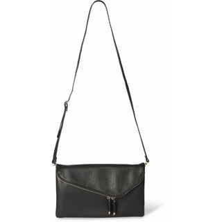 White 12.5" x 1" x8" Fold Over Clutch