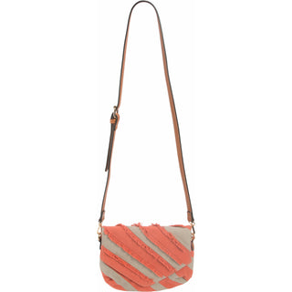 Olive 9" x 6.5" Canvas Shoulder Bag