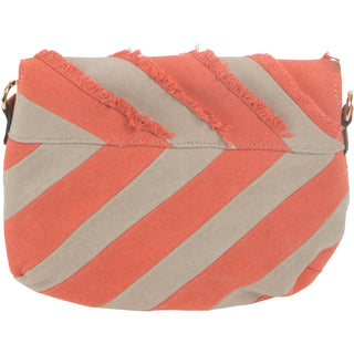 Olive 9" x 6.5" Canvas Shoulder Bag