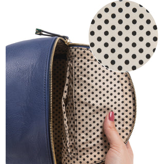Navy Ali 9" x 11.5" Backpack Handbag