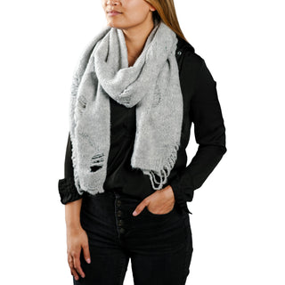 Camel 78" x 14.5" Ripped Scarf