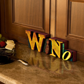 Wino MDF Block Letters 11.5" x 3.75" Wood Block Letters