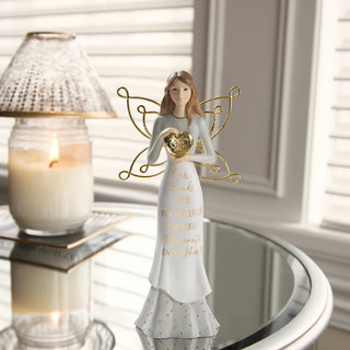 Pawprints 7.5" Angel Holding Heart