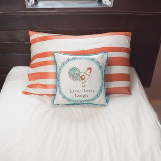 Live, Love, Laugh 12" x 12" Canvas Pillow