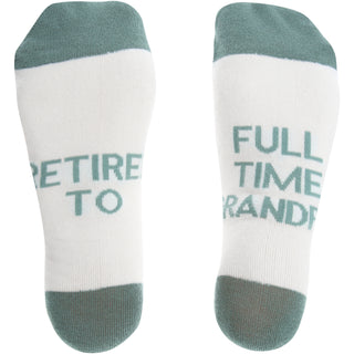 Full Time Grandpa S/M Cotton Blend Sock