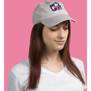 Softball Light Gray Adjustable Hat