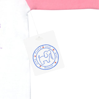 Tie Dye 6-12 Months 3/4 Length Pink Sleeve Onesie