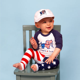 USA 18"-19" Adjustable Baby Hat 0-12 Months