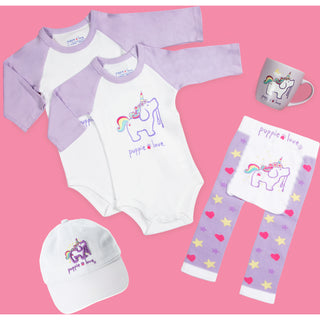 Unicorn 18"-19" Adjustable Baby Hat 0-12 Months