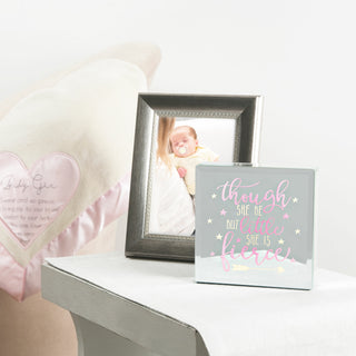 Fierce 6" Lit-Mirrored Plaque