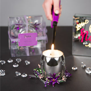 Nana Purple Flower 3.5 oz 100% Soy Wax Candle Scent: Jasmine