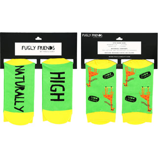 Naturally High M/L Unisex Cotton Blend Sock