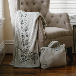 Never Doubt 50" x 60" Travel Blanket with Carry Case