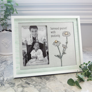 Positivity 9.75" x 8.25" Frame (Holds 4" x 6" Photo)