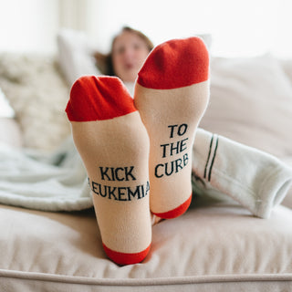 Leukemia S/M Unisex Sock