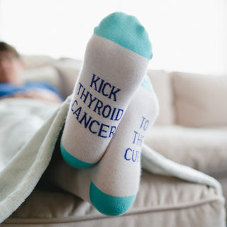 Thyroid Cancer S/M Unisex Sock