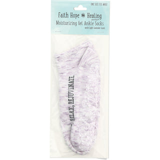 Relax Low Cut, Moisturizing Gel Socks Scent: Light Lavender