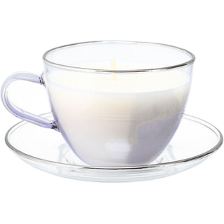 Stay Strong 6 oz - 100% Soy Wax Teacup Candle with Saucer Scent: Fresh Cotton