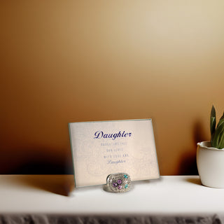 Daughter 5" x 7" Jeweled Photo Frame