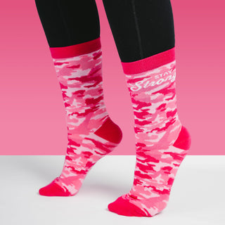 Stay Strong S-M Cotton Blend Sock