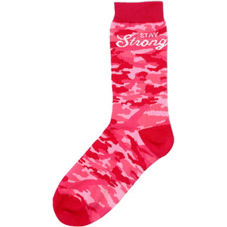 Stay Strong S-M Cotton Blend Sock