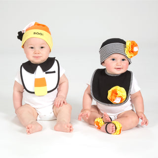 Candy Corn Flower Hat (0-12 Months)