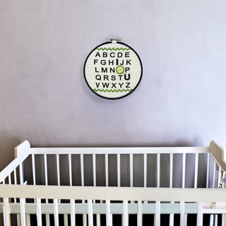 Grasshopper I Love You Alphabet 6.75" Wall Covering