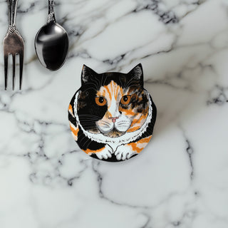 Sydney Calico - 10.75" Cat Plate