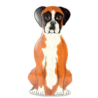 Tyson Boxer - 11.5" Large Dog Vase