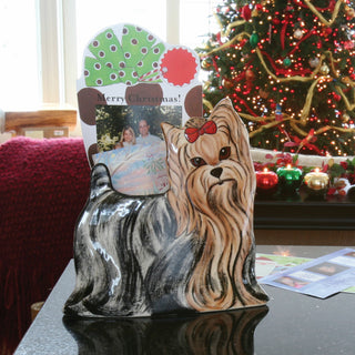 Sherri Kay Yorkshire - 9" x 9" Dog Planter Vase