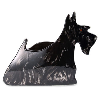 Frankie Scottie - 9" x 9.5" Dog Planter Vase