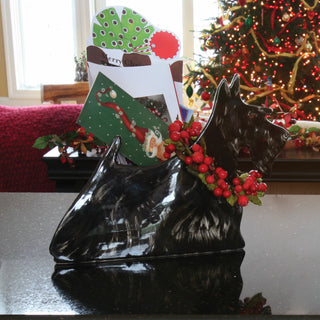 Frankie Scottie - 9" x 9.5" Dog Planter Vase