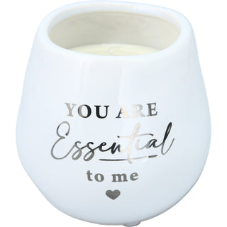 Essential 8 oz - 100% Soy Wax Candle Scent: Fresh Linen